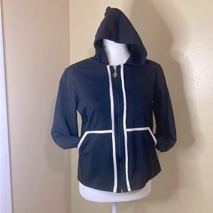 Organic Rags zipper front pockets in both sides hooded Sz: M